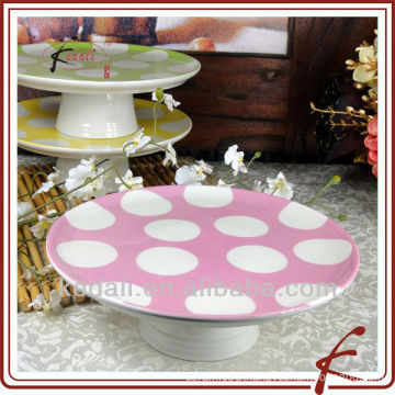 Nice appearance ceramic cake stand